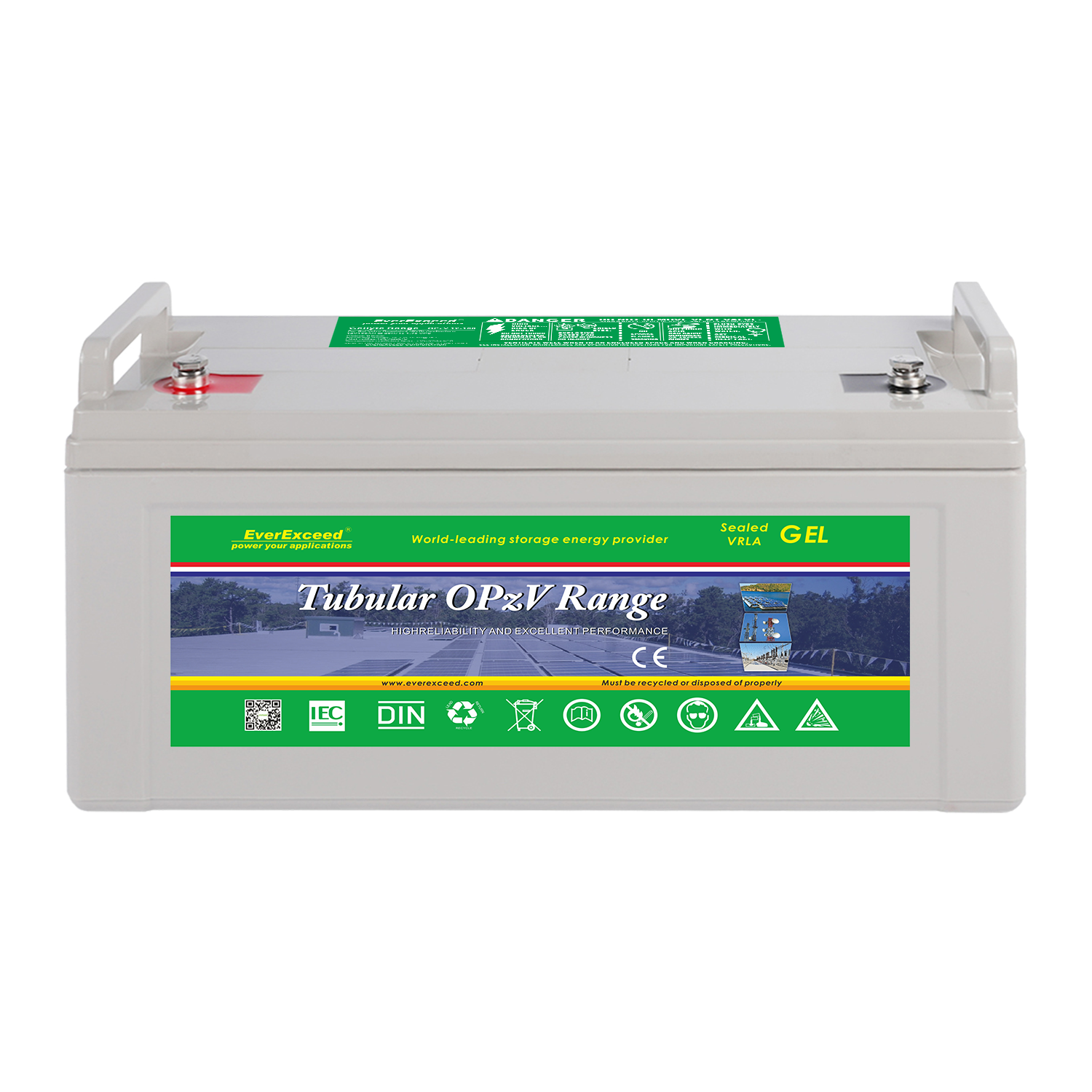 Batteria tubolare al gel
