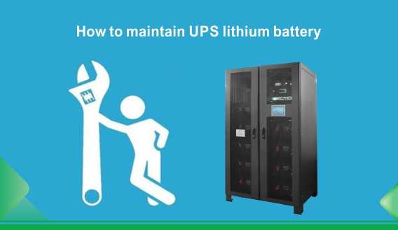 Come mantenere la batteria al litio dell'UPS?