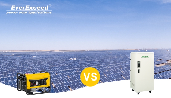 Accumulo di energia solare VS generatori
