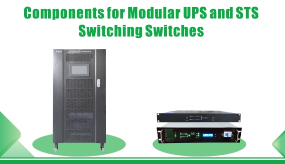 Quali sono i componenti di un UPS modulare e dell'interruttore di commutazione STS