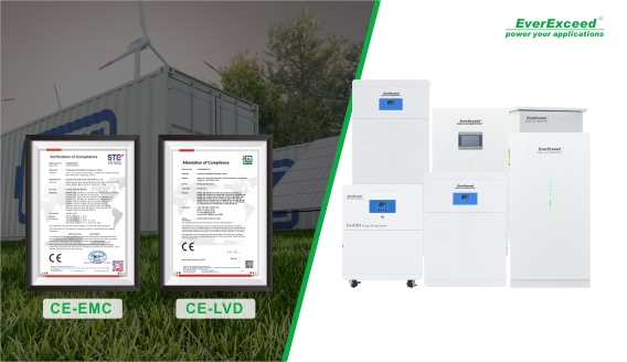 Il sistema di accumulo di energia all-in-one EverExceed ha superato il test CE-EMC
