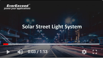 Sistema di illuminazione stradale solare a LED EverExceed EVSTL
