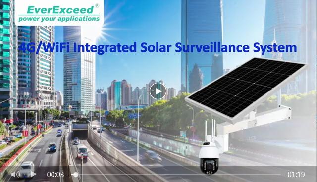 Sistema di sorveglianza solare integrato EverExceed 4G Wifi
