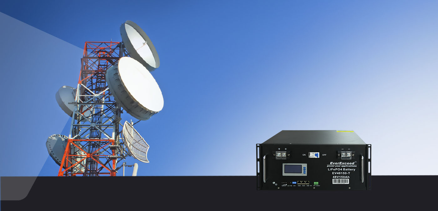 Batterie Telecom LiFePO4 da 48 V 150 Ah