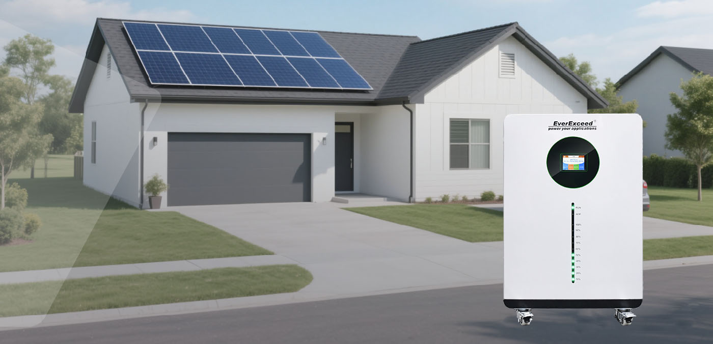 Batterie al litio solari mobili da 48 V 280 Ah