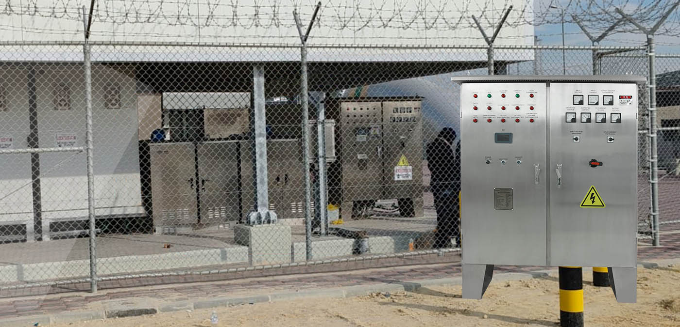 Fornitura di caricabatterie industriale uXcel 24V300A per la compagnia petrolifera del Kuwait